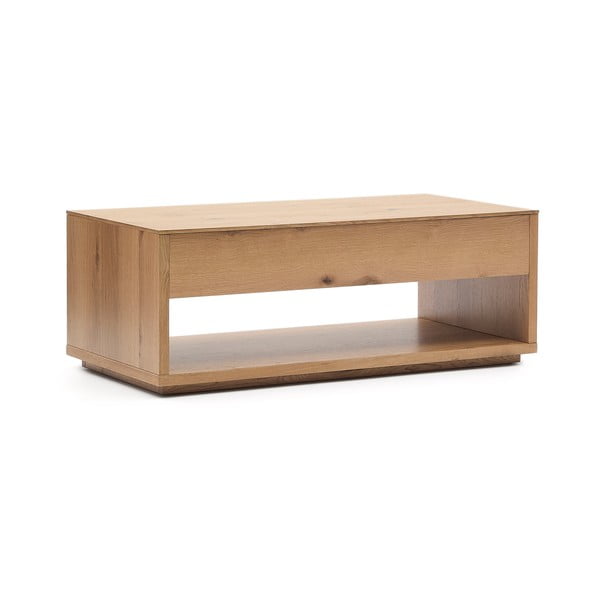 Mizica v hrastovem dekorju v naravni barvi 60x120 cm Alguema – Kave Home-image-3