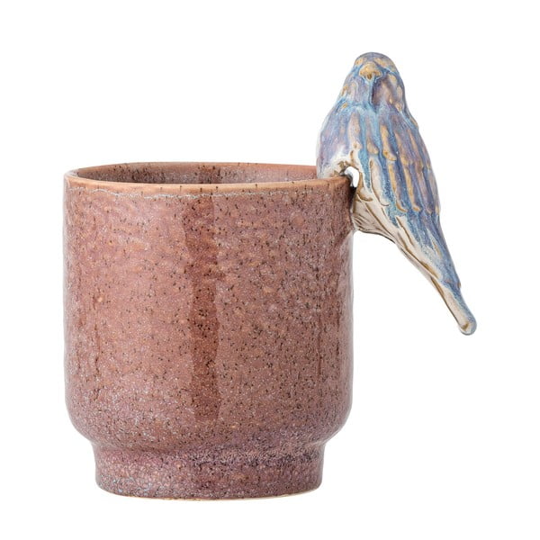 Ročno poslikan okrasni cvetlični lonec iz kamenine ø 11 cm Larky – Bloomingville-image-3