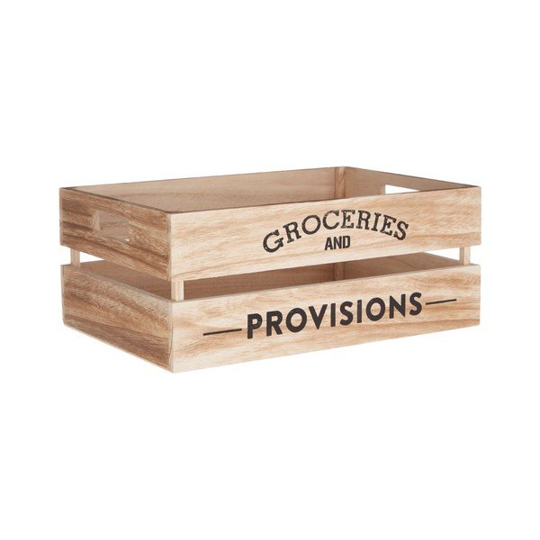 Lesena škatla za shranjevanje Premier Housewares Provisions, 25 x 35 cm