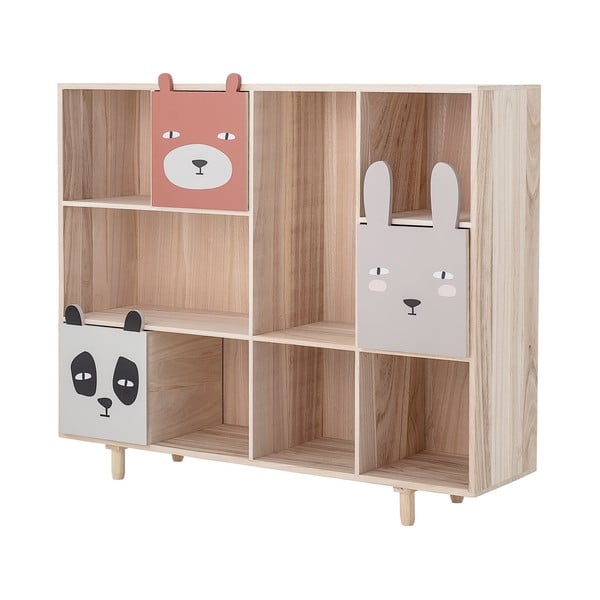 Otroška knjižna omara iz masivnega lesa pavlovnije 107x89 cm Calle - Bloomingville Mini-image-4