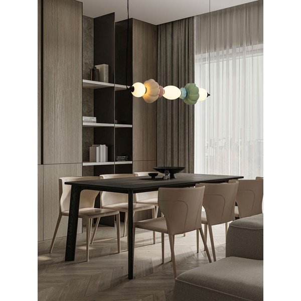 Keramična LED zatemnitvena viseča svetilka s keramičnim senčilom/s steklenim senčilom Oneta – Nova Luce-image-1