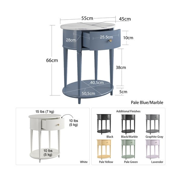 Črna nočna omarica Aurora – Støraa-image-2
