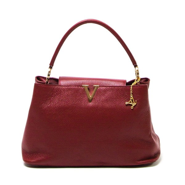 Rdeča usnjena torbica Luisa Vannini 1132