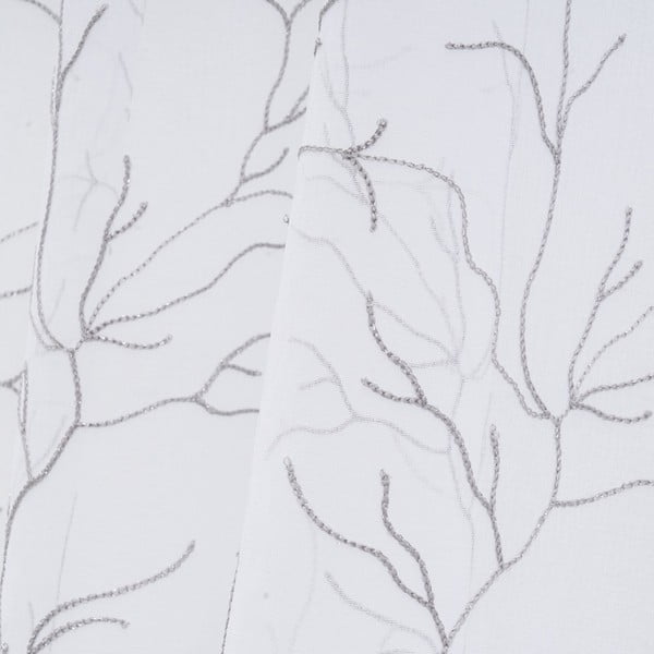 Belo-siva prosojna zavesa 140x260 cm Coral – Casa Selección-image-3