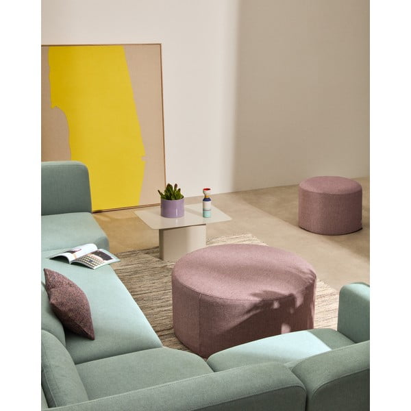 Vijoličen tabure Kaeli – Kave Home-image-1