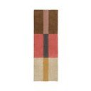 Ročno tkan volnen tekač 80x230 cm Chroma Spiced Coral – Lorena Canals