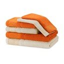 Oranžni/bež frotirni bombažni komplet brisač 6 ks Bellis – Restilo