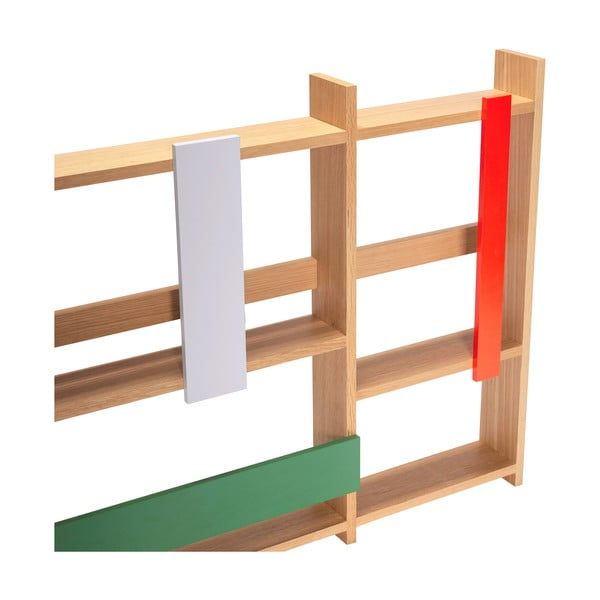 Večnivojska polica v hrastovem dekorju 110 cm Arki – Hübsch-image-3