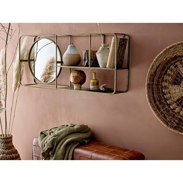 Vaza iz bež keramike Bloomingville Ines, višina 18 cm-image-3