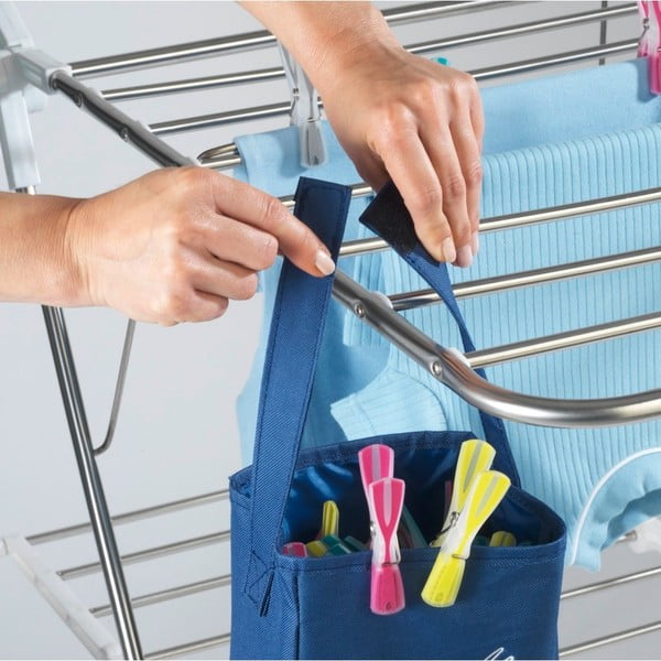 Modra viseča košara Wenko Peg za perilo-image-2