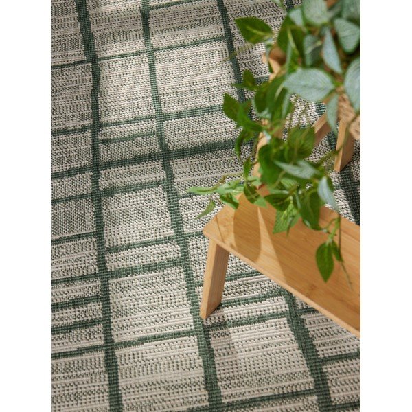 Zelena/kremno bela okrogla notranja in zunanja preproga ø 160 cm Haringey Crouch – Ted Baker-image-2