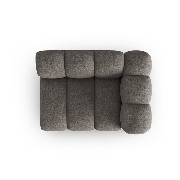 Temno siv modul za sedežno garnituro (desni kot) Lupine – Micadoni Home-image-2
