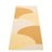 Oker rumen zunanji in notranji tekač 70x180 cm Hill Ochre Pale Yellow – Pappelina