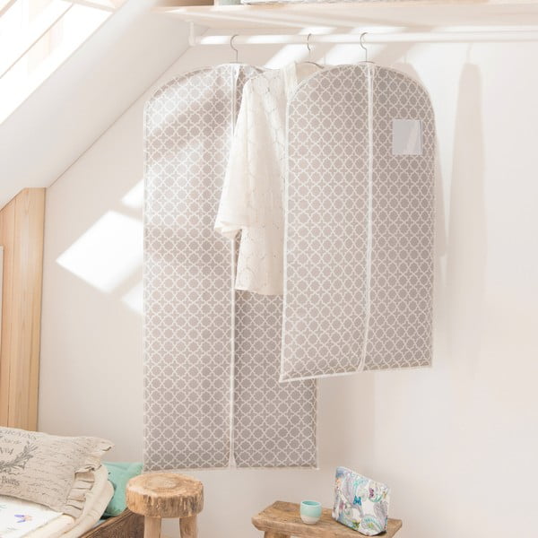 Bež viseča vreča za oblačila Compactor, višina 137 cm-image-1