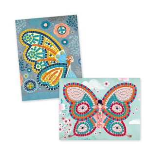 Ustvarjalni set za otroke Djeco Sparkly Butterflies