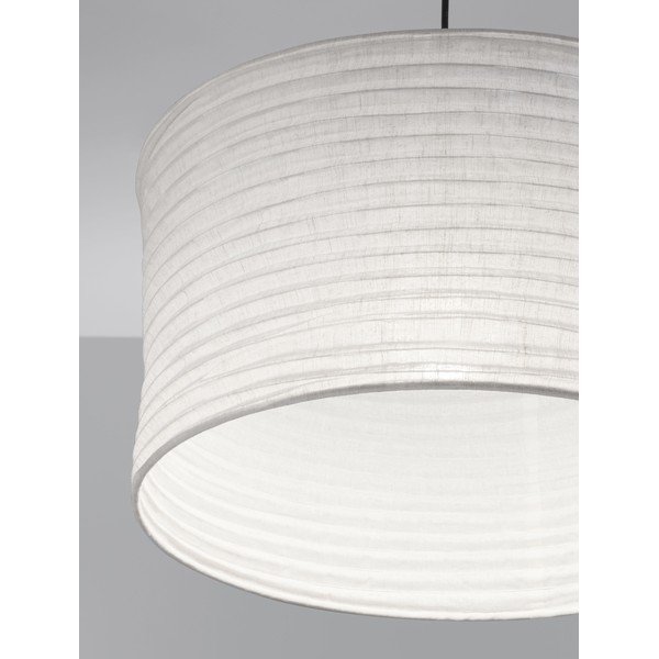 Bela lanena viseča svetilka ø 50 cm Linnet – Nova Luce-image-4