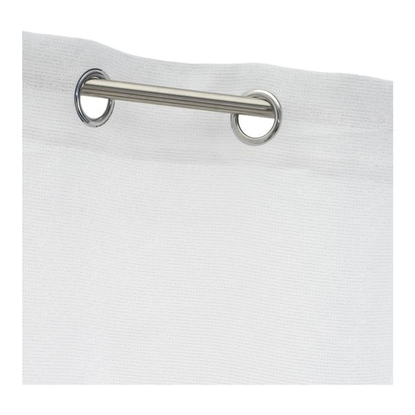 Bela prosojna zavesa 140x260 cm Flat – Casa Selección-image-4