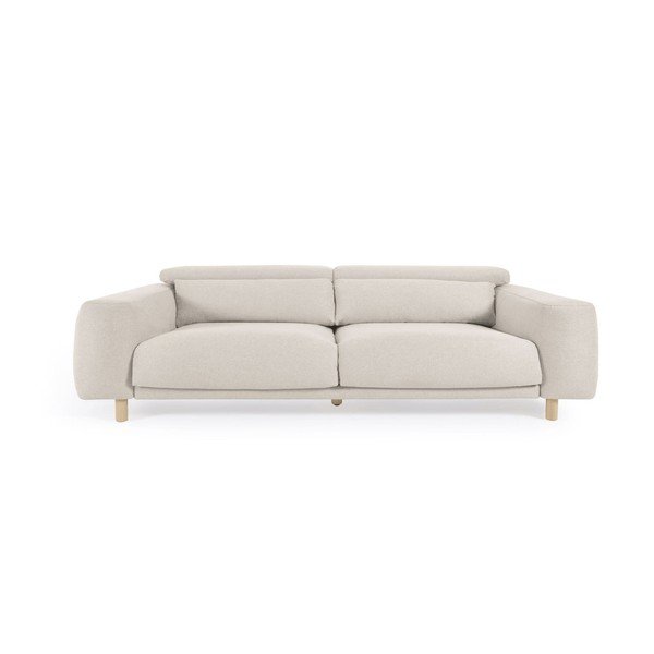 Kremno bela sedežna garnitura 215 cm Singa – Kave Home-image-4