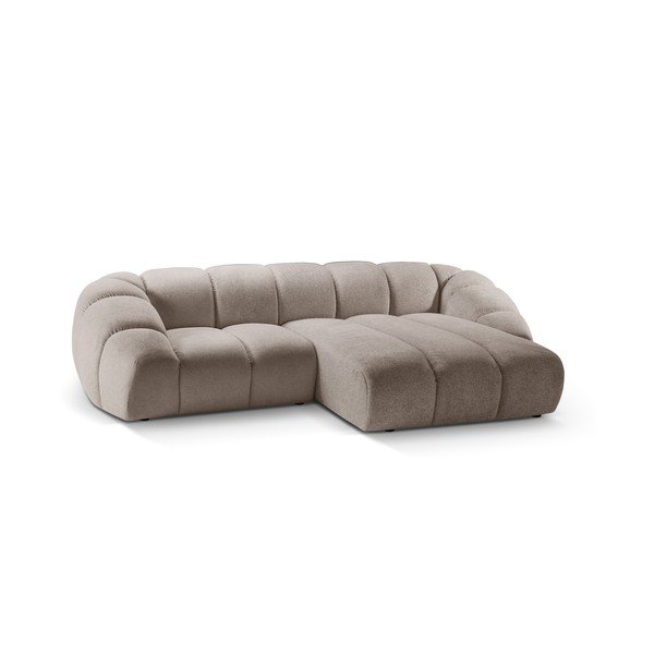 Bež kotna sedežna garnitura (desni kot) Diana – Micadoni -image-2