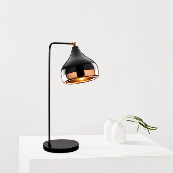 Namizna svetilka v črni in bakreni barvi Opviq lights Yildo-image-4