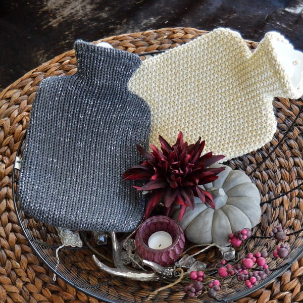 Termofor s pleteno prevleko Classic - Hugo Frosch-image-1