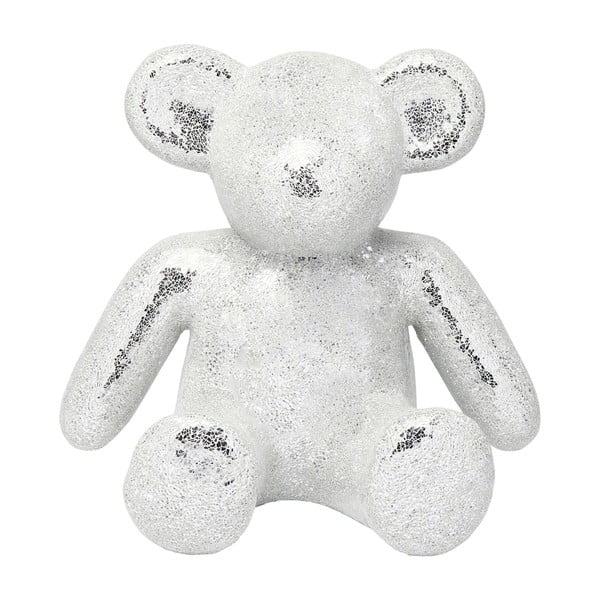 Kare Design Okrasna figurica medvedek v srebrni barvi