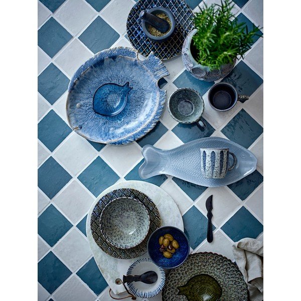 Sivi krožniki v kompletu 4 ks iz kamenine ø 26,5 cm Katrina – Bloomingville-image-3