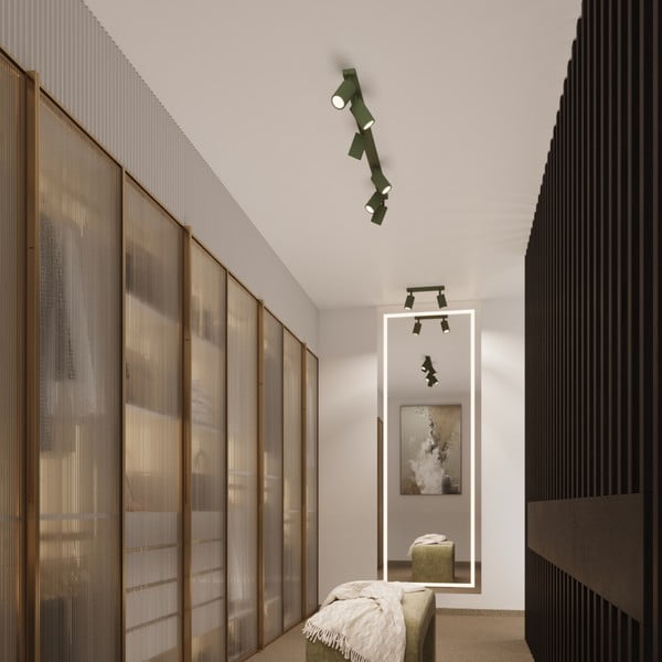 Zeleno točkovno svetilo 6,5x30 cm Gleam – Sollux-image-3