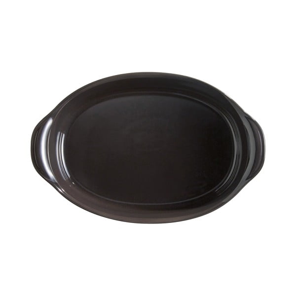 Pepper črna ovalna posoda za peko Emile Henry, 2,3 l-image-1