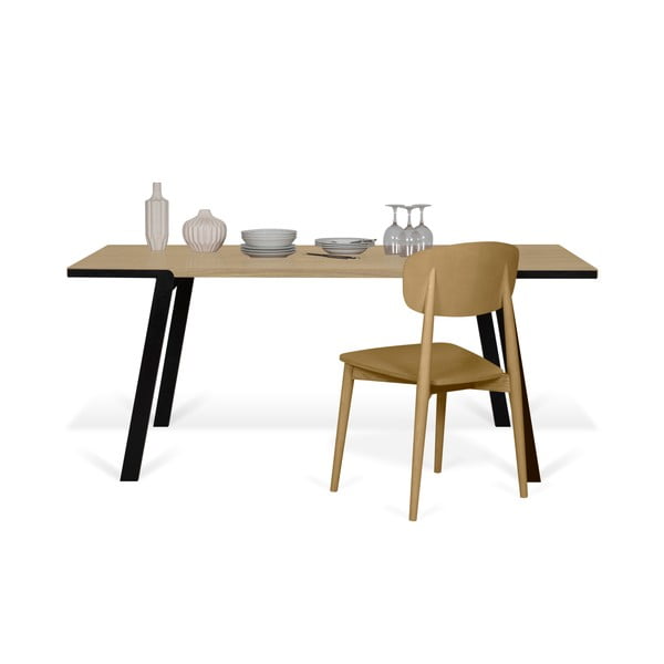 Jedilna miza v hrastovem dekorju 200x100 cm Drift - TemaHome-image-3