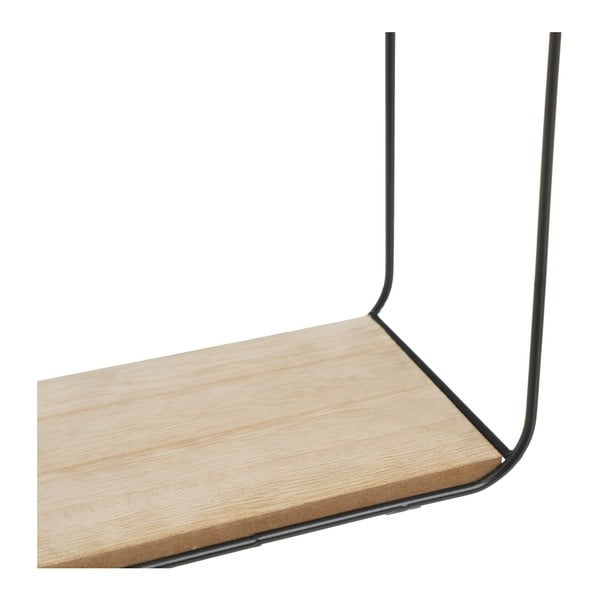 Črne/naravne police v kompletu 2 ks 21 cm – Casa Selección-image-2