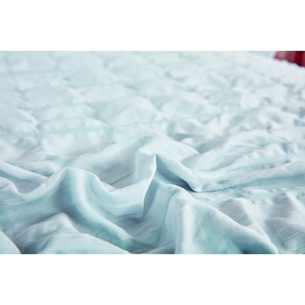 Svetlo siva enojna posteljnina iz krepa 140x200 cm Naomi – My House-image-3