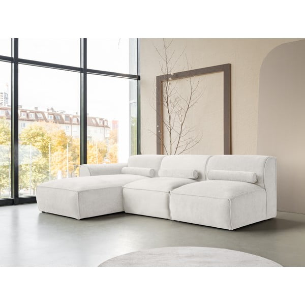 Bela kotna sedežna garnitura (levi kot) Flex Felix – Miuform-image-3