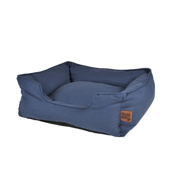 Modra postelja za pse 50x55 cm – Love Story