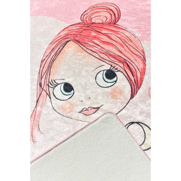 Rožnata otroška nedrseča preproga Conceptum Hypnose Pretty, 140 x 190 cm-image-2