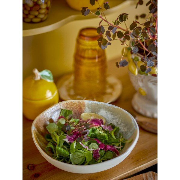 Kremno bele skledice v kompletu 4 ks iz kamenine 625 ml Lacey – Bloomingville-image-3