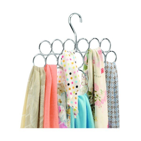 Kovinski obešalnik za šale in rute iDesign Axis, 25 x 28,5 cm-image-3