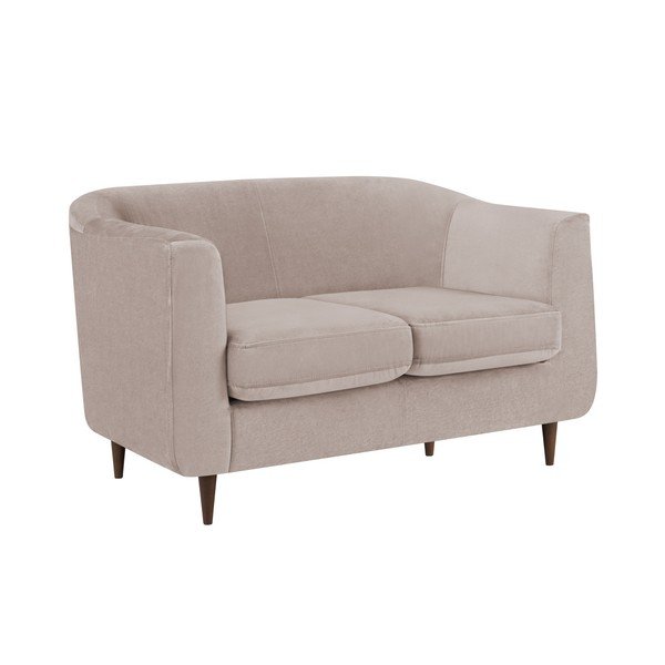 Bež žametni kavč Kooko Home Glam, 125 cm-image-4