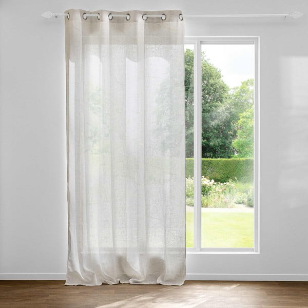 Bež prosojna zavesa 140x280 cm Marius – douceur d'intérieur-image-2