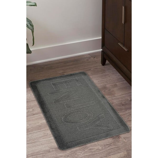 Antracitno siva kopalniška preproga 60x100 cm Enjoy – Foutastic-image-1