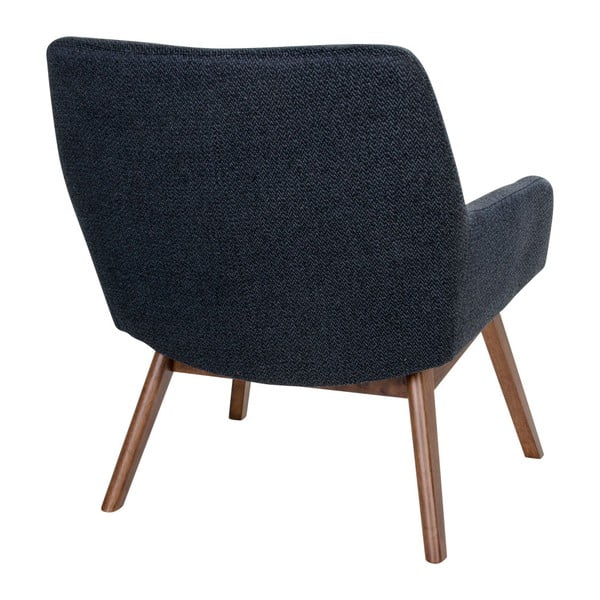 Fotelj iz temnega orehovega lesa House Nordic London-image-4