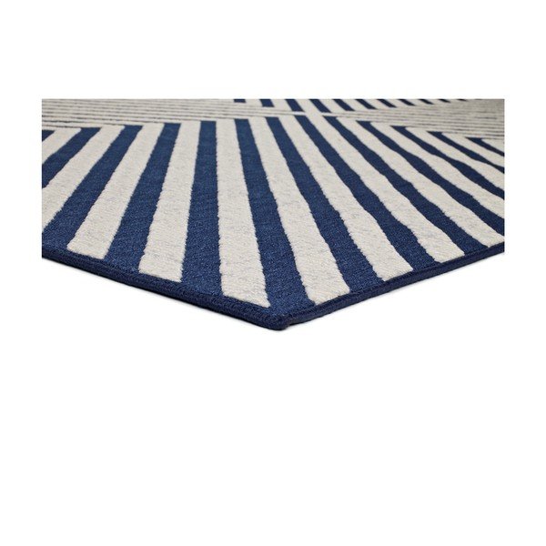 Modro-bela zunanja preproga Universal Cannes Hypnotic, 150 x 80 cm-image-1