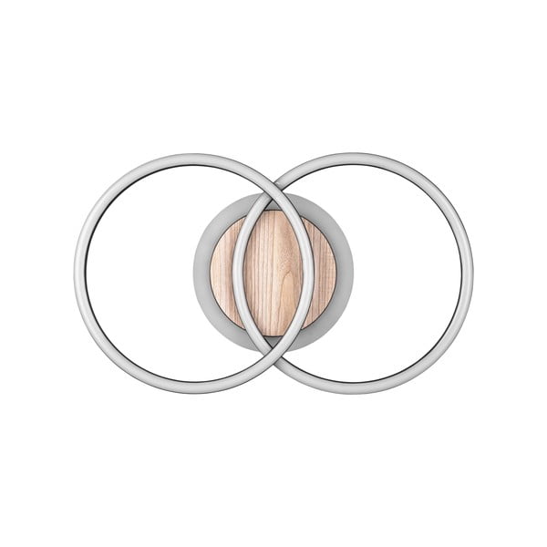 Črna/rjava LED zatemnitvena stropna svetilka 28x46 cm Giro – Reality-image-4