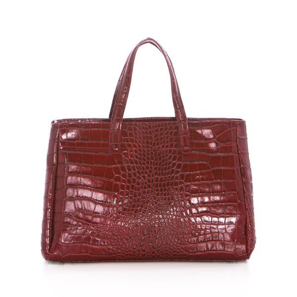 Bordo torbica iz pravega usnja Federica Bassi Python-image-3