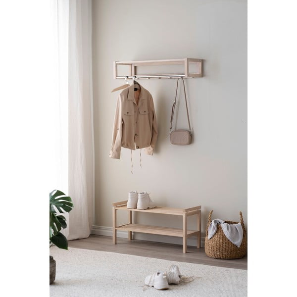 Omarica za čevlje iz masivnega hrasta v naravni barvi Confetti – Rowico-image-3