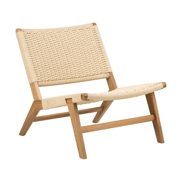 Pleten fotelj v naravni barvi Carson – Actona