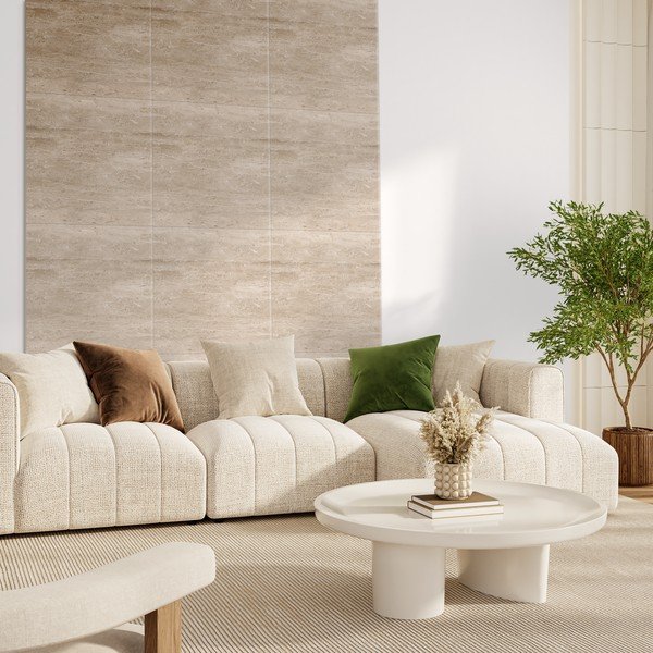 Tekstilni akustični paneli v kompletu 2 ks 60x60 cm Travertine II – Styler-image-1