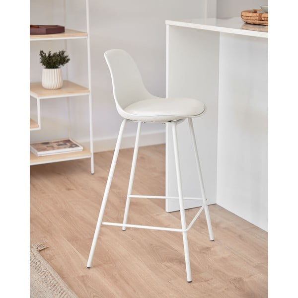 Bel barski stol (višina sedeža 65 cm) Brighter – Kave Home-image-2