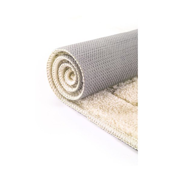 Kremno bele kopalniške preproge v kompletu 2 ks 50x80 cm Kareli – Foutastic-image-4