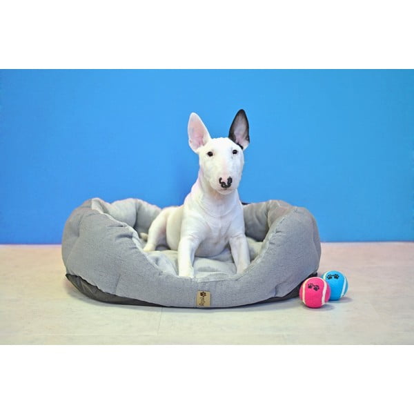 Siva flis postelja 65x50 cm Alík - Petsy-image-1